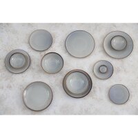 Olympia Drift Grau Einfarbige Coupe-Schalen 155mm (6er-Pack)
