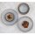 Olympia Drift Grau Einfarbige Coupe-Schalen 155mm (6er-Pack)