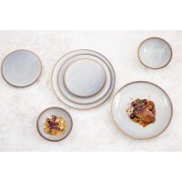 Olympia Drift Grey Embossed Coupe Schalen 155mm (6er-Pack)