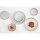 Olympia Drift Grey Embossed Coupe Schalen 155mm (6er-Pack)