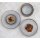 Olympia Drift Grey Embossed Coupe Schalen 155mm (6er-Pack)