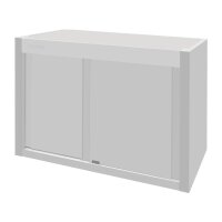 Vogue Hängeschrank 900x650x400mm mit Schiebetüren aus Edelstahl