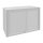 Vogue Hängeschrank 900x650x400mm mit Schiebetüren aus Edelstahl