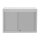 Vogue Hängeschrank 900x650x400mm mit Schiebetüren aus Edelstahl