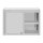 Vogue Hängeschrank 900x650x400mm mit Schiebetüren aus Edelstahl