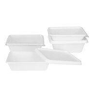 Fiesta Kompostierbare Bagasse Lebensmittelschalen 650ml (100 Stück)