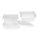 Fiesta Kompostierbare Bagasse Lebensmittelschalen 650ml (100 Stück)