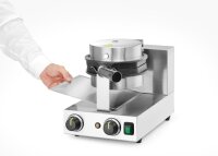 Bubble Waffeleisen mit Antihaft - drehbar, Edelstahlgehäuse, 220V