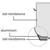 Suppentopf mit Deckel, Ø 200 mm, Höhe 105 mm, 3,3 Liter
