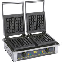 Doppeltes Waffeleisen für Brüsseler Waffeln -...