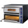 GGF Pizzaofen E-Start Line mit zwei Kammern für 12 Pizzen à 320 mm, 14,4 kW, 900x1080x750 mm (BxTxH)