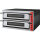 GGF Pizzaofen mit zwei Kammern für 18 Pizzen à 360 mm, Vollschamott, 26,4 kW, 1370 x 1210 x 750 mm (BxTxH)