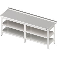 Arbeitstisch mit Grund- und Zwischenboden, 2500x600x850...