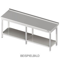 Arbeitstisch mit Grundboden, 2400x600x850 mm, ohne...