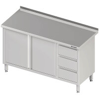 Arbeitsschrank mit Flügeltüren, 1500x700x850...