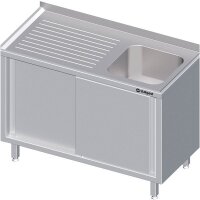 Spülschrank mit Schiebetüren, 1800x700x850 mm,...