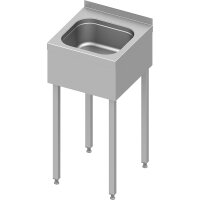 Handwaschbecken mit Untergestell, 400x410x850 mm, mit...