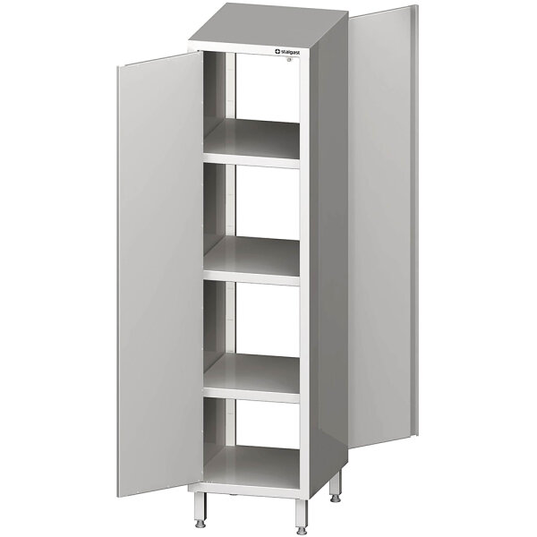 Durchreiche-Hochschrank mit Flügeltür, 600x500x2000 mm, verschweißt
