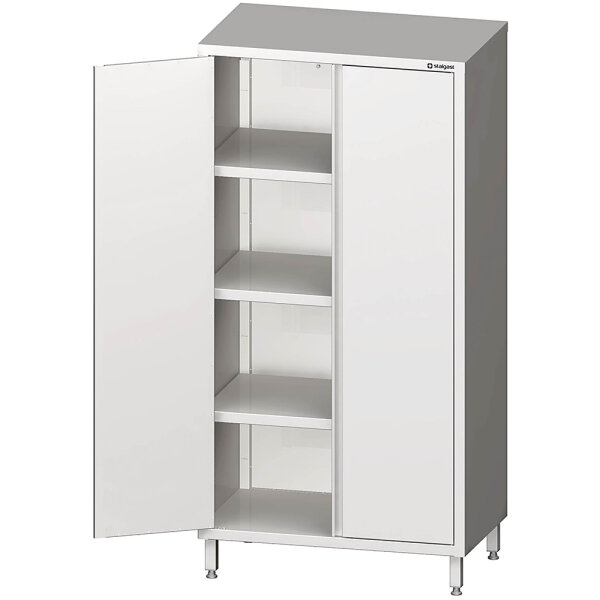 Hochschrank mit Flügeltüren, 1200x600x2000 mm, verschweißt