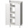 Durchreiche-Hochschrank mit Flügeltüren, 1000x700x1800 mm, verschweißt