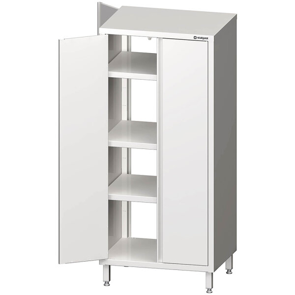 Durchreiche-Hochschrank mit Flügeltüren, 1100x700x1800 mm, verschweißt