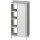 Durchreiche-Hochschrank mit Schiebetüren, 1200x500x2000 mm, verschweißt