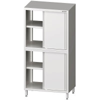 Durchreiche-Hochschrank mit Schiebetüren,...