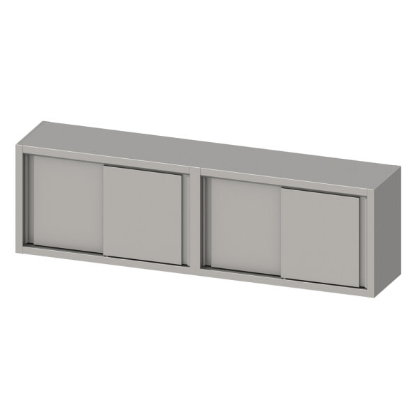 Hängeschrank mit Schiebetüren 2000x300x600 mm, verschweißt