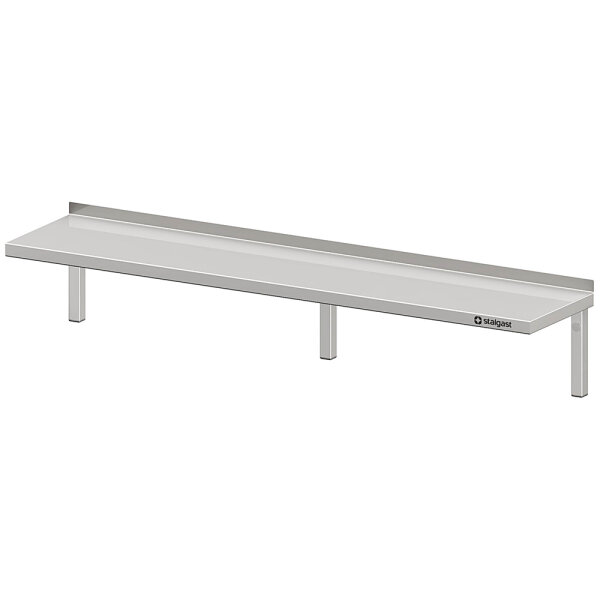 Wandbord mit Winkelkonsolen 1900x400x400 mm höhenverstellbar, verschweißt