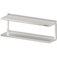 Doppel-Wandbord mit Winkelkonsolen, 1000x400x390 mm,...
