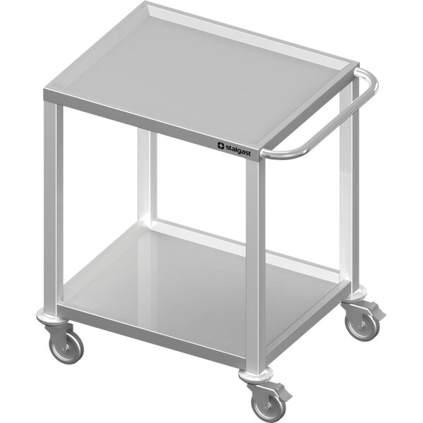 Transportwagen mit zwei Böden, 1100x500x850 mm, verschweißt