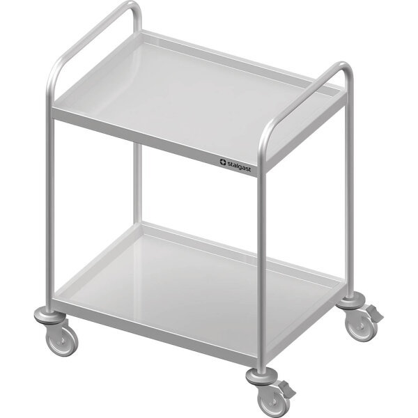 Servierwagen mit zwei Böden, 1200x500x950 mm, verschweißt