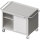 Transportwagen mit geschlossenem Unterbau, und Schiebetüren, 1100x600x850 mm, verschweißt