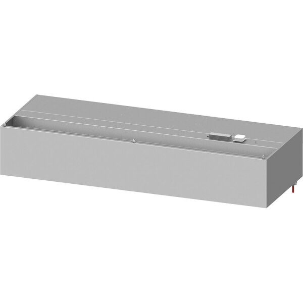 Wandhaube "Basic Line", Kastenform 2500 mm x 800 mm mit Flammschutzfilter Typ B