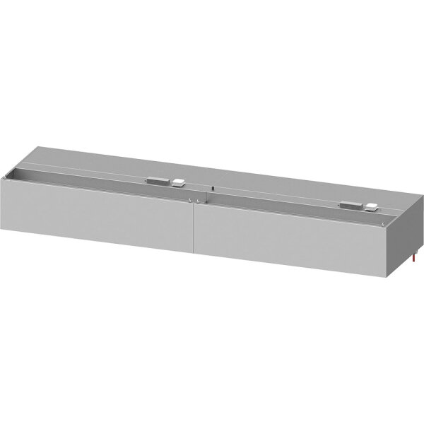 Wandhaube "Basic Line", Kastenform 3500 mm x 900 mm mit Flammschutzfilter Typ B