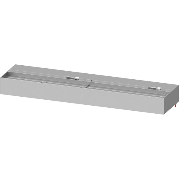Wandhaube "Basic Line", Kastenform 4200 mm x 1400 mm mit Flammschutzfilter Typ B