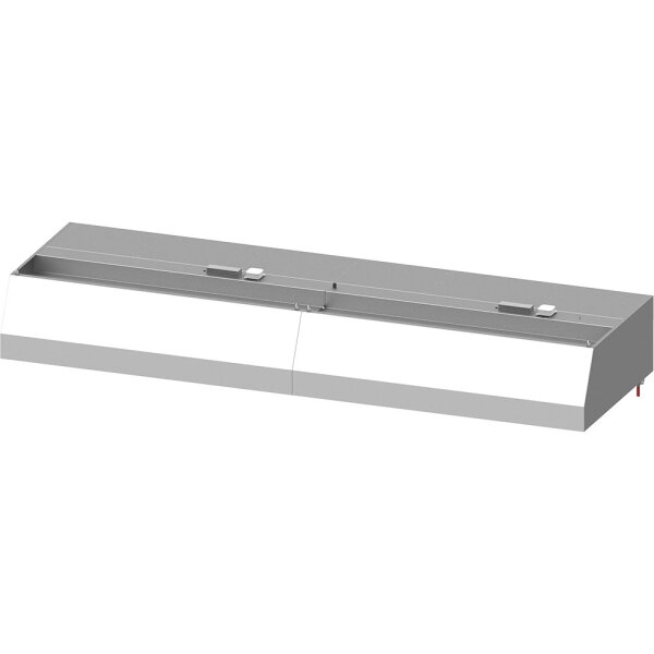 Wandhaube "Basic Line", Trapezform 3500 mm x 1000 mm mit Flammschutzfilter Typ B