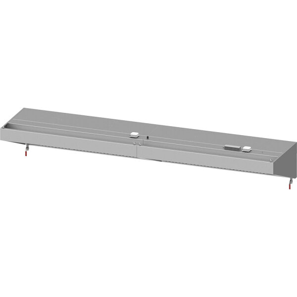 Wandhaube "Basic Line", Schrägform 3900 mm x 800 mm mit Flammschutzfilter Typ B