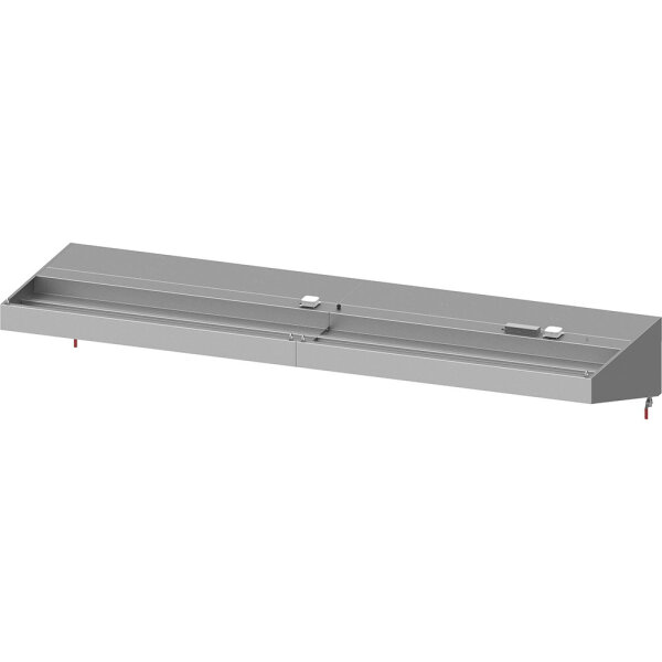Wandhaube "Basic Line", Schrägform 3500 mm x 1200 mm mit Flammschutzfilter Typ B