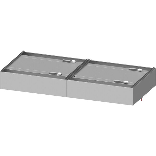 Deckenhaube "Basic Line", Kastenform 3300 mm x 1500 mm mit Flammschutzfilter Typ B