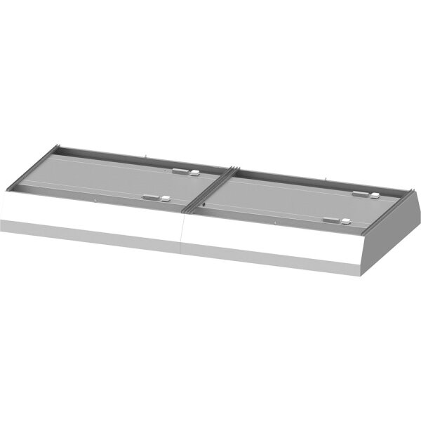 Deckenhaube "Basic Line", Trapezform 4500 mm x 1800 mm mit Flammschutzfilter Typ B