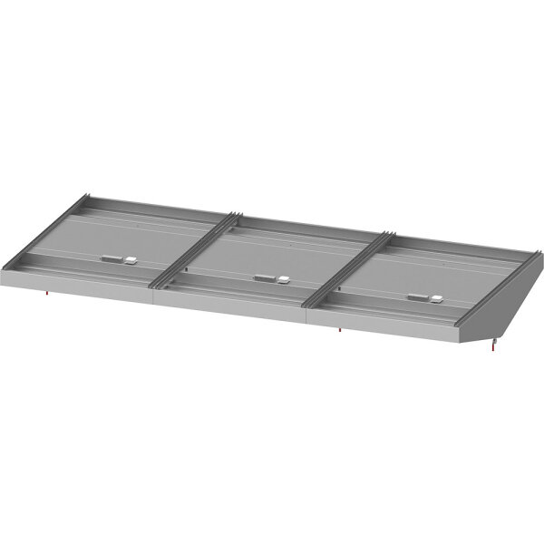 Deckenhaube "Basic Line", Schrägform 4400 mm x 2400 mm mit Flammschutzfilter Typ B