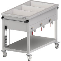 Bain-Marie Wagen mit separaten Becken, für 2x...