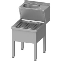 Handwasch- und Ausgussbecken-Kombination, 500x700x850 mm,...