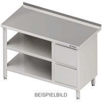 Arbeitstisch mit Grund- und Zwischenboden, 800x600x850...