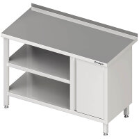 Arbeitstisch mit Grund- und Zwischenboden, 2400x600x850...