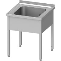 Spültisch ohne Grundboden 700x600x850 mm, mit einem...