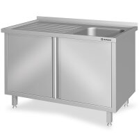 Spülschrank mit Flügeltüren 1000x600x850...