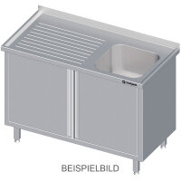 Spülschrank mit Flügeltüren 1400x600x850...