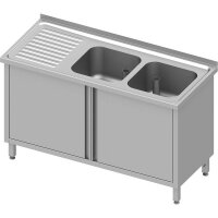 Spülschrank mit Flügeltüren, 1800x700x850...